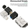 Wengart pneumatinis solenoidinis vožtuvas 4v210-08, 1/4 colio pt, dc24v, 2 padėtys, 5 krypčių, vienos ritės, pilotinis, elektrinis, universaliam ir stabilam cilindro valdymui