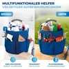 Wenko universalus laikymo dėklas – sodo ar valymo įrankiams, mėlynas, 4 cm