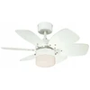 Westinghouse Flora Royale baltas/klevas lubų ventiliatorius - 76cm | Mažas ventiliatorius virtuvei
