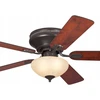 Westinghouse Lubinis ventiliatorius everett dark espresso/raudonmedis - 132cm | salonui 15-30m2