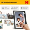 Wifi Skaitmeninis nuotraukų rėmelis, Hd 1366 x 768 Kodak Jutiklinis elektroninis nuotraukų rėmelis, 11.6 colių, Išmanusis elektroninis nuotraukų rėmelis su 32 Gb atmintimi