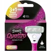 Wilkinson Sword 4x Wilkinson Quattro for Women Sensitive skustuvo galvutės