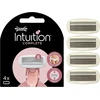 Wilkinson Sword - Intuition Complete skustuvas moterims, 4 keičiamos galvutės, odą saugantis gelis švelniam slydimui