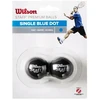 Wilson Staff Mėlyna Dot squash kamuoliukai, 2 vnt.