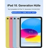 Winchking Ipad 11 Generation klaviatūra 11 colių 2025 - dėklas, skirtas Ipad 10 Generation 10.9 colių 2022, nuimama belaidė Qwertz klaviatūra (levandų violetinė)