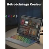 Winchking Magic Klaviatūra Ipad Air 13 - Apšviesta Magic Klaviatūra su Trackpad, skirta Ipad Pro 12.9 Inch 6th/5th/4th/3rd - Plaukiojančio stovo dizainas