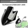 Windscreen Windshield for Z1000 2007 2008 2009 Psler priekinis motociklo stiklas, aksesuarai