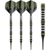 Winmau Michael Van Gerwen Mvg Assault volframiniai smiginiai su minkštais antgaliais, 18 g, su Prism plunksnomis ir nailoniniais kotais