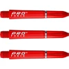Winmau Pro-force Raudona Short nailoniniai smiginio koteliai su žiediniu sukibimu - 1 komplektas pakuotėje (iš viso 3 koteliai)