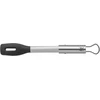 Wmf Bbq serving tongs 32.5 cm, virtuvinės žnyplės, cromargan nerūdijantis plienas, mėsos žnyplės su plastikine galvute, mažos kepsninės žnyplės kepsniui, žuviai, daržovėms, fiksavimo mechanizmas, vietą taupantis