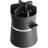 Wmf Gourmet spiralinis pjaustytuvas su likučių laikikliu 14 cm, rankinis daržovių makaronų, cukinijų spiralinis pjaustytuvas, juostelės ir spiralės