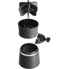 Wmf Gourmet spiralinis pjaustytuvas su likučių laikikliu 14 cm, rankinis daržovių makaronų, cukinijų spiralinis pjaustytuvas, juostelės ir spiralės
