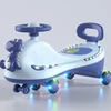Wobble automobilis, stabilus universalus ratų žaislas, mažas triukšmas nuo 1 iki 6 metų (mėlynas)