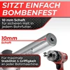Woltersberger® 6 dalių Tin padengtų įgilinimo grąžtų rinkinys 90° skersmuo 6,3–20,5 mm – aštrus, tikslus įgilinimas ir atplaišų pašalinimas medienai, metalui, plastikui – įgilinimo grąžtas praktiškoje laikymo dėžutėje
