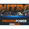 Worx Nitro Wx352.4 akumuliatorinis smūginis gręžtuvas 20 V, bešepetėlinis variklis, 60 Nm, reguliuojamas greitis, Led lemputė (įskaitant 75 dalių antgalių rinkinį, 2 x 2,0 Ah Powershare akumuliatorius)