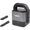 Worx Wx030.9 Max akumuliatorinis automobilinis dulkių siurblys be maišelio, rankinis dulkių siurblys 20 V su plyšio antgaliu ir kombinuotu antgaliu, be akumuliatoriaus ir įkroviklio