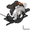 Worx Wx526.9 akumuliatorinis diskinis pjūklas 20v - 165mm pjūklo diskas - 0-50° pakreipimo kampo reguliavimas be įrankių - 55mm maksimalus pjūvis (90°) - kompaktiškas dizainas - siurbimo adapteris - akumuliatorius ir įkroviklis nepridedami