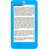 Woxter Scriba 195 S E-book - mėlynas kompaktiškas elektroninių knygų skaitytuvas, 4,7 colio (960 x 540, E-ink Pearl Baltas ekranas, Epub, Pdf), 4 Gb, daugiau nei 2000 knygų, mėlyna spalva