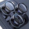 Wsken, skirtas iphone 15 pro max/iphone 15 pro kameros apsaugai - 9h kietumo, atsparus įbrėžimams, be burbuliukų, hd grūdintas kameros metalinis stiklas, grūdinto stiklo ekrano apsauginė plėvelė, draugiškas telefono dėklui