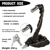 Wuerkiya Premium dviračio spyna - 107 cm, juoda, klaviatūra, spyna, dviračio kodinė spyna dviračiams, el. dviračiams, motociklams, vežimėliams, vejapjovėms, griliams, tvoros vartams ir kt., 2 raktai