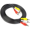 Xenocam 4.6m Rca audio video composite kabelis Dvd/vcr/sat geltonas baltas raudonas