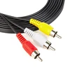 Xenocam 4.6m Rca audio video composite kabelis Dvd/vcr/sat geltonas baltas raudonas