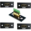 Xiwai 5 vnt./kompl. hdmi 8k "pasidaryk pats" oem a tipo moteriškos jungties lizdas su skydelio montavimo litavimo tipu