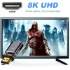 Xiwai 8k Hdmi 2.1 magnetinis prailginimo adapteris 19 kontaktų Hdmi A tipo jungtis į lizdą stačiu kampu 90 laipsnių tiesus vaizdo adapteris nešiojamam kompiuteriui Hdtv