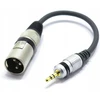 Xlr jungties adapteris (male) - mini jack 3.5 stereo vitalco