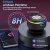 Kompiuterio kolonėlės Xuevcn bluetooth garsiakalbis dušui, mažas muzikos grotuvas su šviesos efektais, ip67 atsparus vandeniui, nešiojamas bluetooth garsiakalbis su dirželiu, tinkama dovana mergaitėms ir berniukams