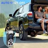 Xvawo akumuliatorinis oro siurblys elektrinis kompresorius: 12 V padangų siurblys su akumuliatoriumi – mini oro kompresorius su 150 Psi automobilių, motociklų ir dviračių padangoms