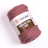 Yarnart Macrame Rope 3mm 63m - Rožinis medvilnės ir viskozės siūlas