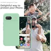 Yatwin dėklas, skirtas google pixel 8a, aukščiausios kokybės silikoninis telefono dėklas su kameros apsauga, švelnus