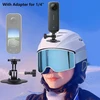 Yeholding lankstus lipnus laikiklis šalmo laikiklis lipnūs priedai, skirti Insta360 X5 X4, X3, X2, Ace Pro, Ace, veiksmo kameros laikiklio priedai, suderinami su Gopro Hero, Sjcam, panoraminiu fotoaparatu (2 vnt.)