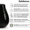 Yerba Mate arbatos rinkinys ● Originalus ● Keramikinis Mate puodelis + nerūdijančio plieno bombilė (juodas)