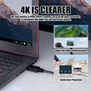 Yingtop 4k Displayport į Hdmi adapteris, vienakryptis Dp į Hdmi adapteris, paauksuota jungtis, Dp į Hdmi adapteris, Plug & Play, suderinamas su nešiojamu kompiuteriu, kompiuteriu, monitoriumi, televizoriaus projektoriumi