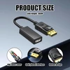 Yingtop 4k Displayport į Hdmi adapteris, vienakryptis Dp į Hdmi adapteris, paauksuota jungtis, Dp į Hdmi adapteris, Plug & Play, suderinamas su nešiojamu kompiuteriu, kompiuteriu, monitoriumi, televizoriaus projektoriumi