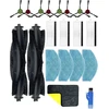 Yivy 20 dalių atsarginių dalių rinkinys, skirtas Tikom G8000/g8000 Pro dulkių siurbliui, Honiture G20/g20 Pro priedų rinkinys, Laresar Evol 3 priedas: 2 pagrindiniai šepečiai, 4 šluostės, 8 juodi šoniniai šepečiai, 4 Hepa filtrai