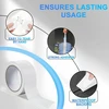 Yuexitech Duct Tape balta, 25 mm x 20 m audinio juosta, stipri Duct Tape juosta namams, automobiliams ar lauko remontui