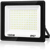 Yzyfacai 100 W Led lauko prožektorius, itin ryškus 10000 Lm Led prožektorius, 7000 K šaltai baltas lauko prožektorius, Ip67 atsparus vandeniui lauko prožektorius, skirtas kiemui, vidiniam kiemui, važiuojamajai daliai, garažui, koridoriui