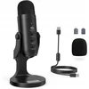 Zealsound Usb kondensatorinis mikrofonas juodas kompiuteriui Ps5
