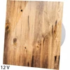 Žemos įtampos 12v stiklinis ventiliatorius medžio imitacija standard fi 100