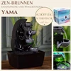 Zen Light Scfr2008 Cascade 4 lygių vidaus fontanas, 25 cm aukščio, pilkas