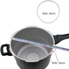 Zerodis slėginės viryklės sandarikliai, skaidrūs silikoniniai sandarikliai, skirti pakeitimui (tinka slėginėms viryklėms, kurių vidinis skersmuo 26 cm)