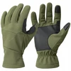Žieminės softshell pirštinės Helikon Lizard Grip - Olive Žalias L