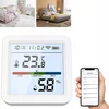 Zigbee temperatūros ir drėgmės jutiklis termometras Lcd ekranas Tuya Smart