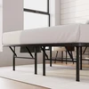 Zinus 35cm itin tvirtas smartbase grotelių pagrindas | metalinis platformos pagrindas | lengvai surenkamas | vieta daiktams po lova | 140 x 190 cm | juodas