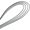 Zyliss E980241 plokščias silikoninis šluotelė, 30 cm, silikonas/kviečių šiaudai, pilka, atspari karščiui