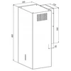 Gartraukis AKPO WK-4 CUBERA WL Juodas MAT T520 M3 hood / Juodas ALUMINIUM FILTER