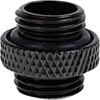 Alphacool Alphacool Aišappen Doppel juodas - G1 / 4 AG auf G1 / 4 AG - Giliai juoda